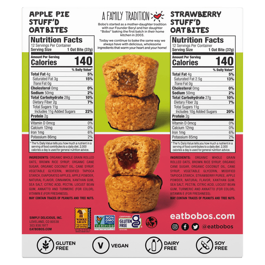 Bobo's Oat Bites, Variety Pack, 1.3 oz, 24 ct