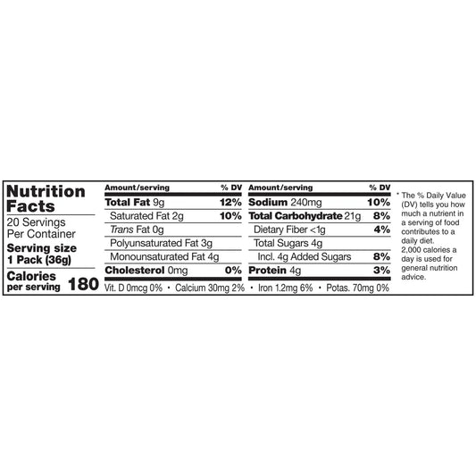 Lance Toasty Crackers, Peanut Butter, 1.25 oz, 40 ct