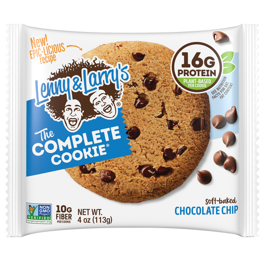 Lenny & Larry's The Complete Cookie, Chocolate Chip, 4 oz, 12 ct