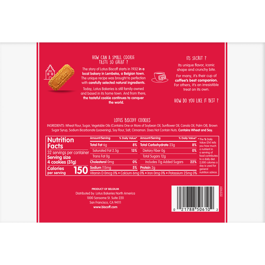 Lotus Biscoff Cookies, 35.2 oz