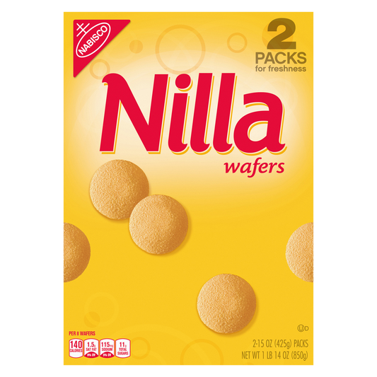 NILLA Wafers Cookies, Vanilla, 15 oz, 2 ct
