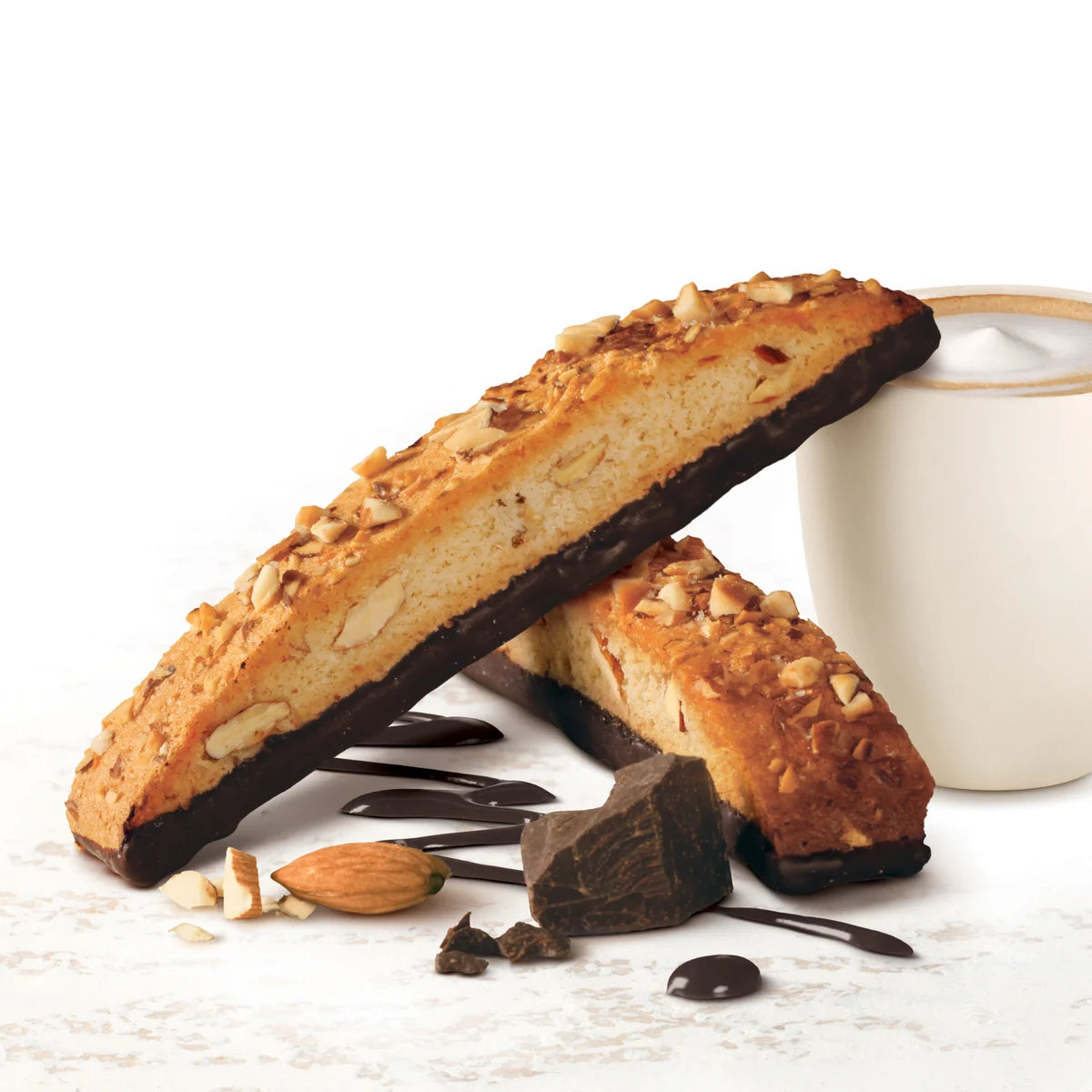 Nonni’s Biscotti, Almond Dark Chocolate, 25 ct