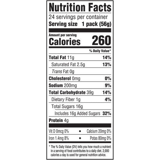 Nutter Butter Cookies, 1.9 oz, 24 ct