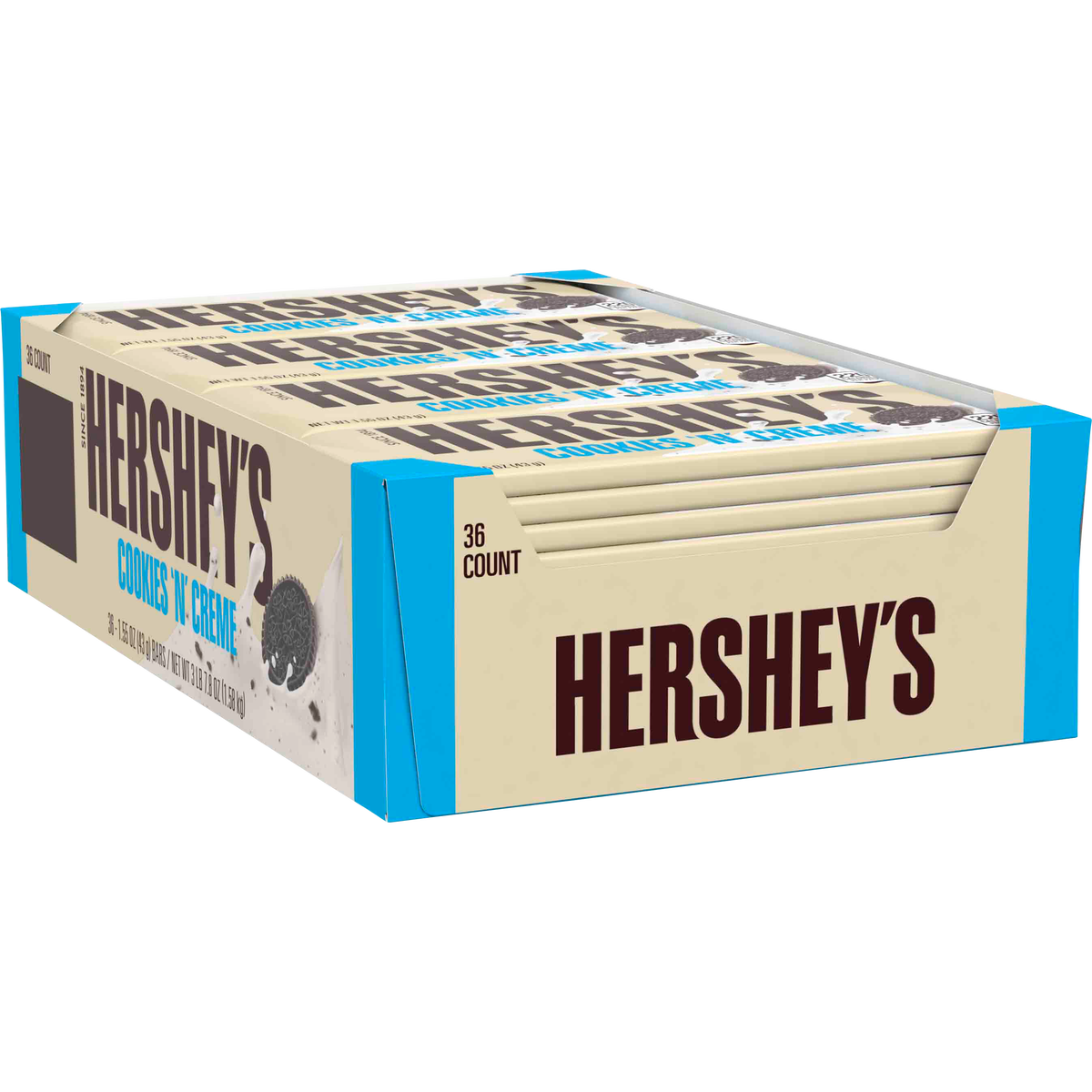 Hershey's, Cookies N' Creme, 1.55 oz, 36 ct