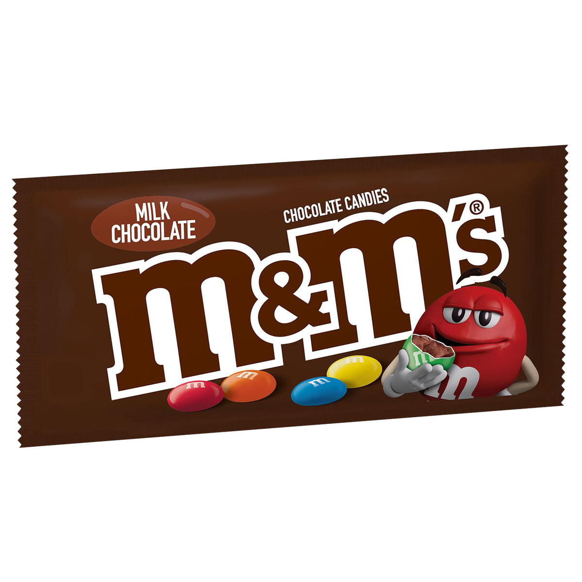 M&M'S Full Size Chocolate Candy, Milk Chocolate, 1.69 oz, 48 ct
