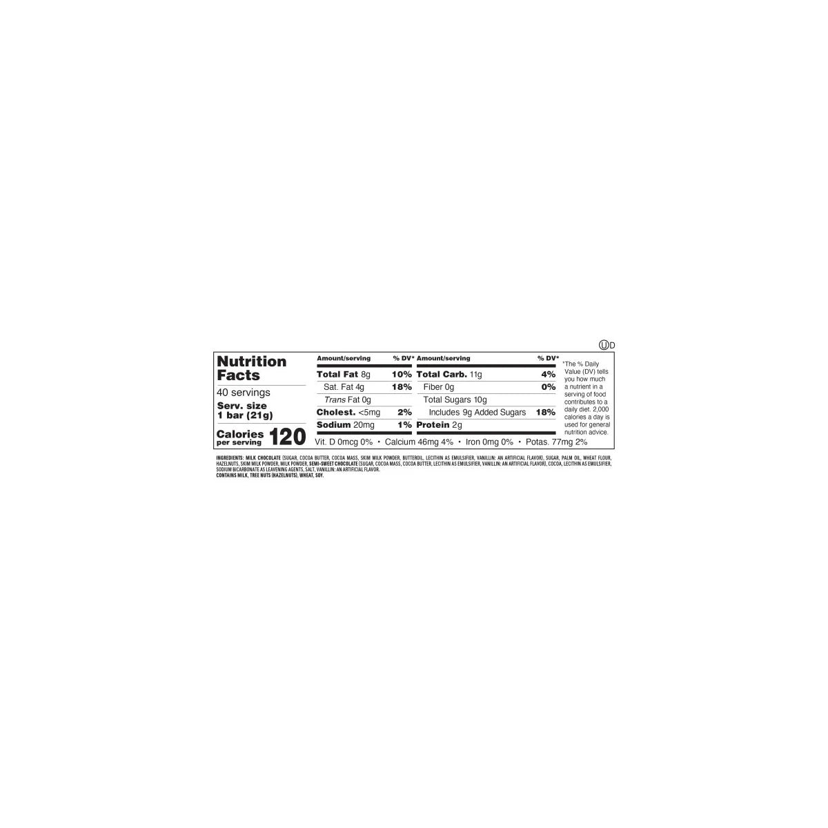 Kinder Bueno Chocolate Bars, 1.5 oz, 20 ct