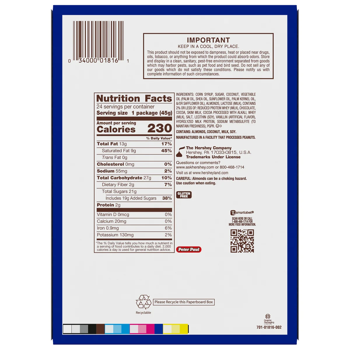 Crunch, 1.55 oz, 36 ct