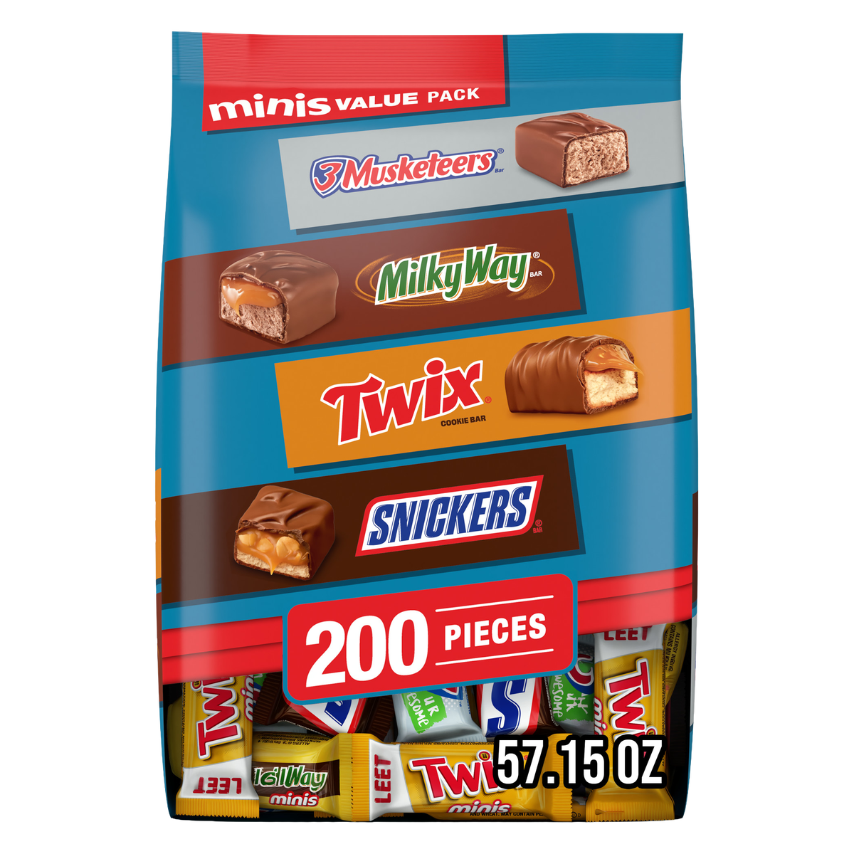 Hershey's, Kit Kat, Reese's Chocolate Candy Bars, Full Size, Variety Pack, 30 ct