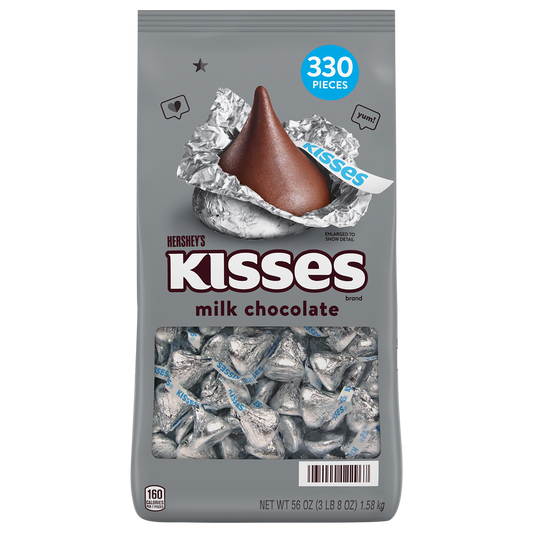 Hershey's Kisses, Milk Chocolate, 330 ct