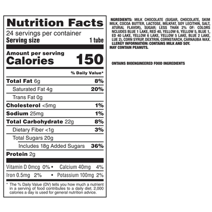 M&M'S Minis Chocolate Candy, Milk Chocolate, 1.08 oz, 24 ct