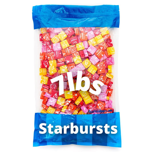 7 lb Starburst Candy Bag in Resealable Bomber Bag