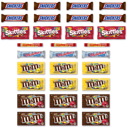 Mars Candy, Full Size, Variety Pack, 30 ct