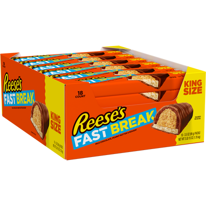 Reese's Fast Break, King Size, 3.5 oz, 18 ct