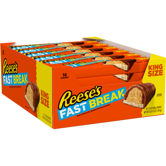 Reese's Fast Break, King Size, 3.5 oz, 18 ct