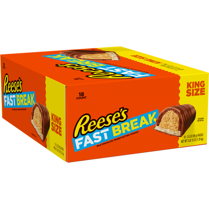 Reese's Fast Break, King Size, 3.5 oz, 18 ct
