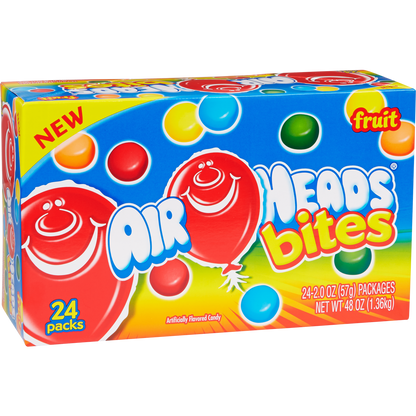 AirHeads Bites, Original Fruit, 2 oz, 24 ct