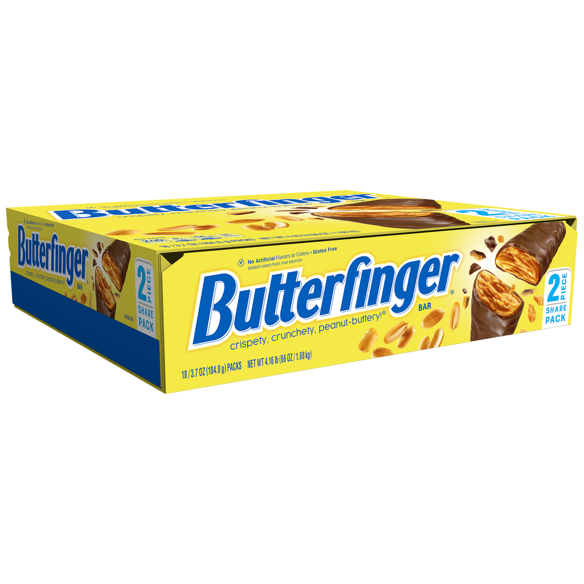 Butterfinger, King Size Share Pack, 3.7 oz, 18 ct