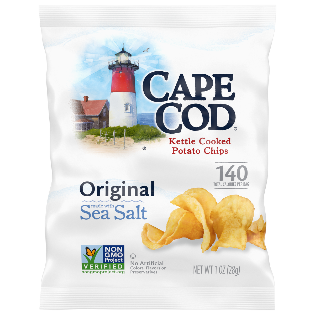 Cape Cod Kettle Cooked Potato Chips, Variety Pack, 1 oz, 36 ct