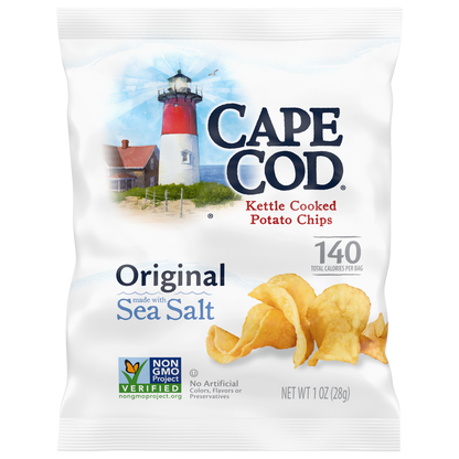 Cape Cod Kettle Cooked Potato Chips, Variety Pack, 1 oz, 36 ct