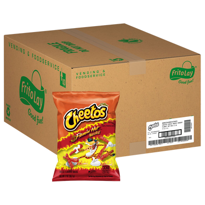 Cheetos Crunchy, Flamin' Hot, 2 oz, 64 ct
