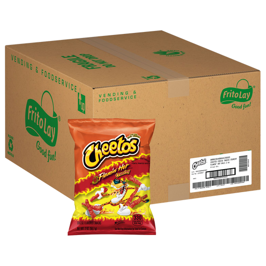 Cheetos Crunchy, Flamin' Hot, 2 oz, 64 ct