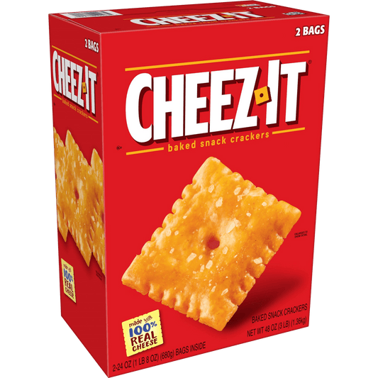 Cheez-It Baked Snack Crackers, Cheddar, 48 oz