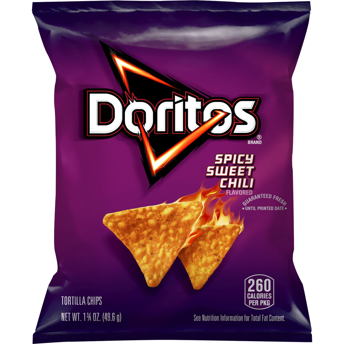 Doritos Tortilla Chips, Spicy Sweet Chili, 1.75 oz, 64 ct