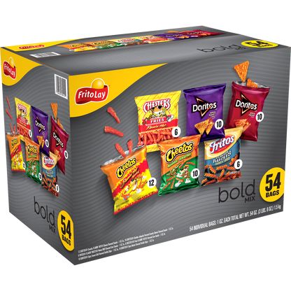 Frito-Lay Bold Mix, Variety Pack, 1 oz, 54 ct