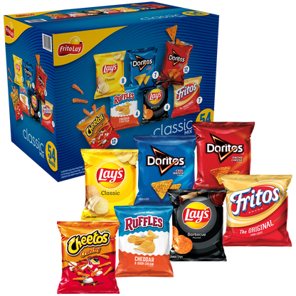 Frito-Lay Classic Mix, Variety Pack, 1 oz, 54 ct
