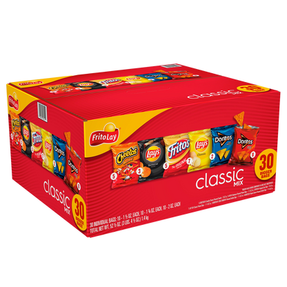 Frito-Lay Classic Mix, Variety Pack, 30 ct