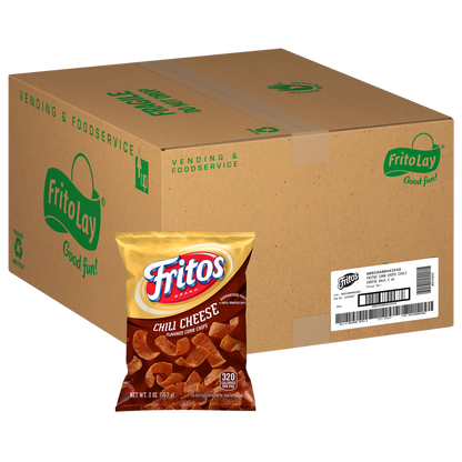 Fritos Corn Chips, Chili Cheese, 2 oz, 64 ct