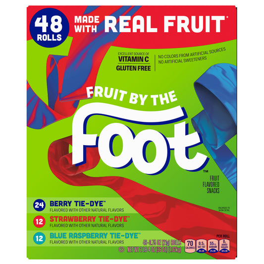 Fruit By The Foot, Variety Pack, 0.75 oz, 48 ct