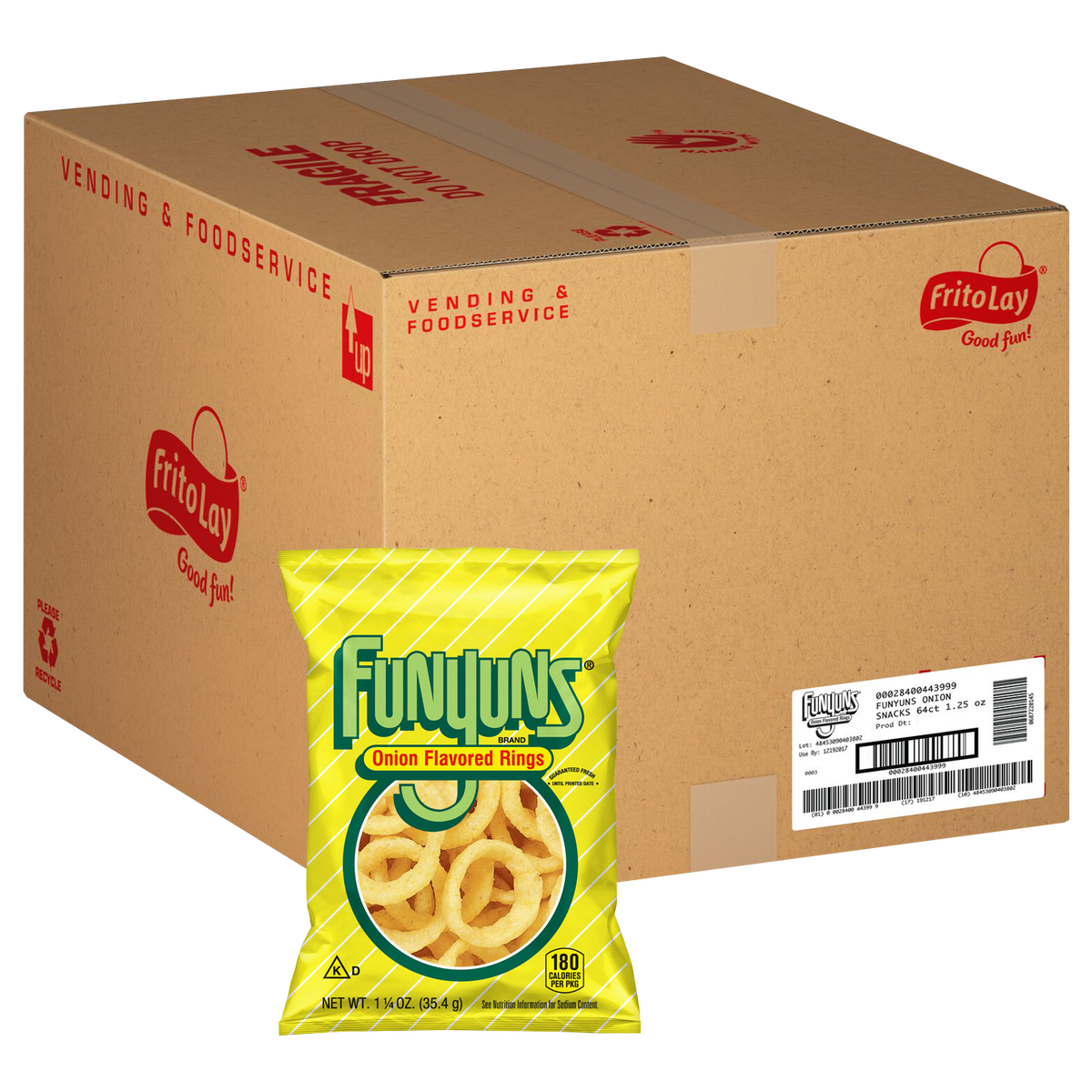 Funyuns Onion Rings, 1.25 oz, 64 ct