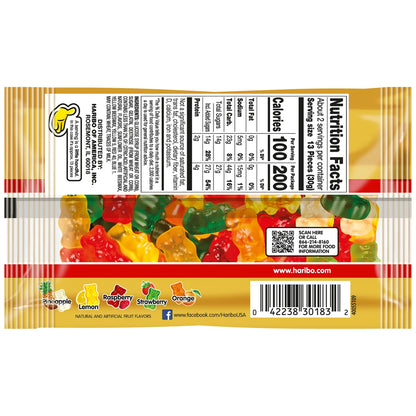 Haribo Goldbears Gummi Candy, 2 oz, 24 ct