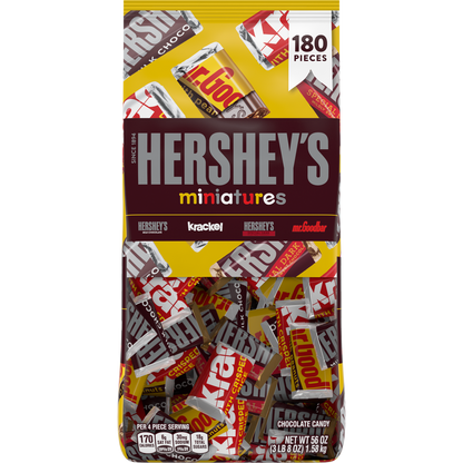 Hershey's Miniatures, Variety Pack, 180 ct