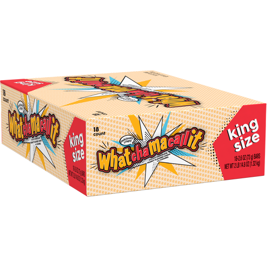 Hershey's Whatchamacallit, King Size, 2.6 oz, 18 ct