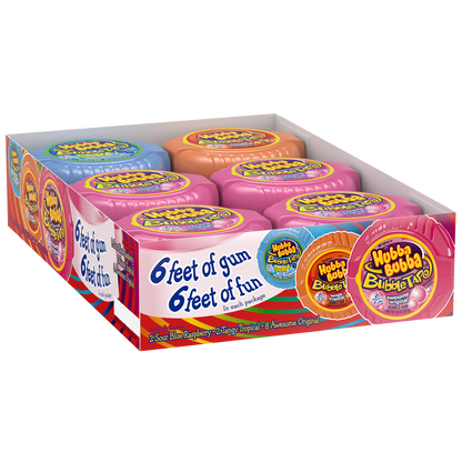 Hubba Bubba Bubble Gum Tape, Variety Pack, 2 oz, 12 ct