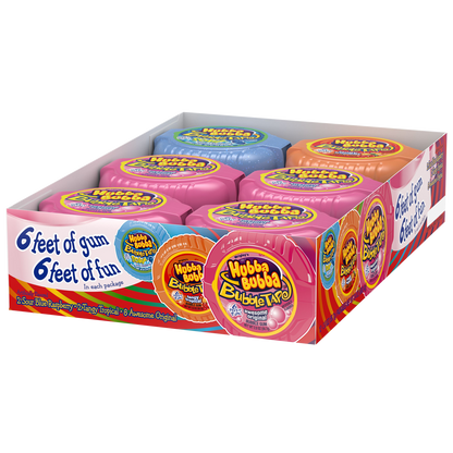 Hubba Bubba Bubble Gum Tape, Variety Pack, 2 oz, 12 ct