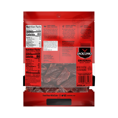 Jack Link's Beef Jerky, Original, 3.25 oz, 3 ct