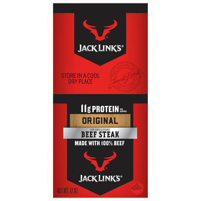 Jack Link's Beef Steaks, Original, 1 oz, 12 ct