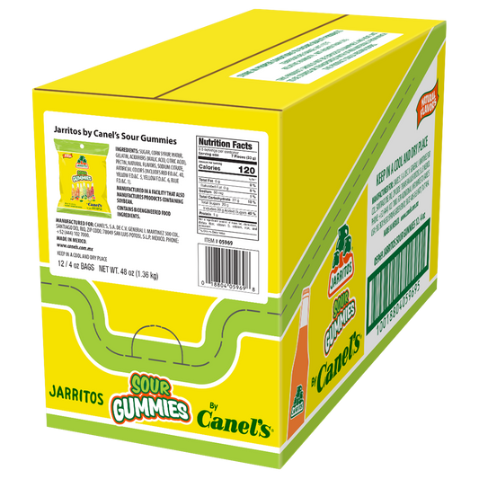 Jarritos Sour Gummies, 4 oz, 12 ct