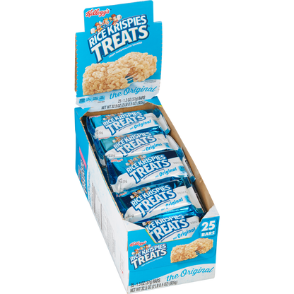 Kellogg's Rice Krispies Treats, Original, 1.3 oz, 25 ct