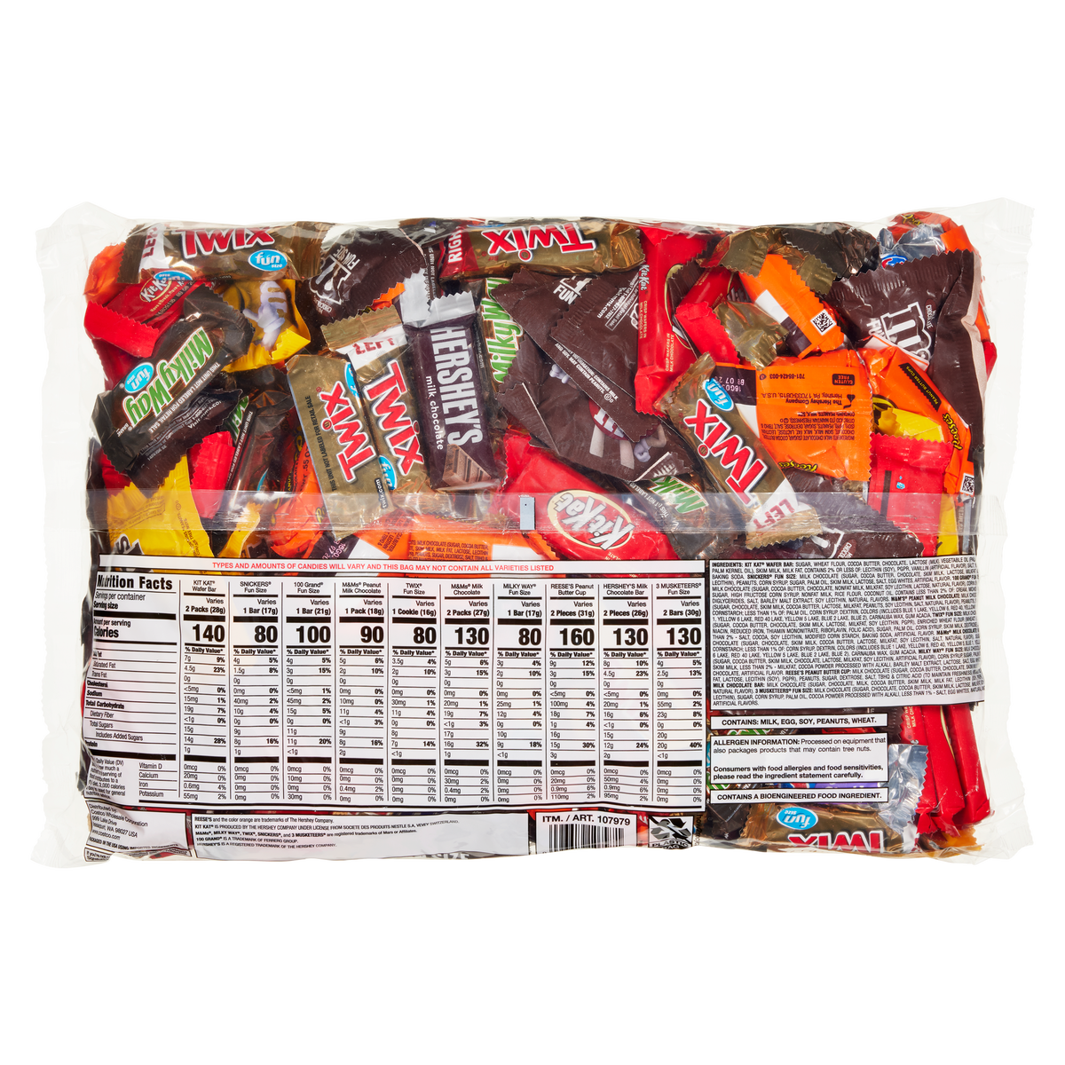 Kirkland Signature All Chocolate Bag, Variety Pack, 90 oz