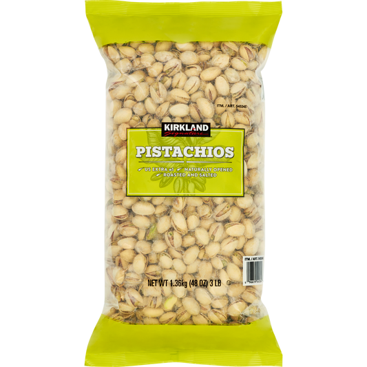 Kirkland Signature California In-Shell Pistachios, Roasted & Salted, 3 lbs