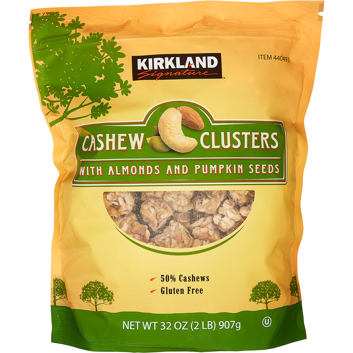 Kirkland Signature Cashew Clusters, 32 oz