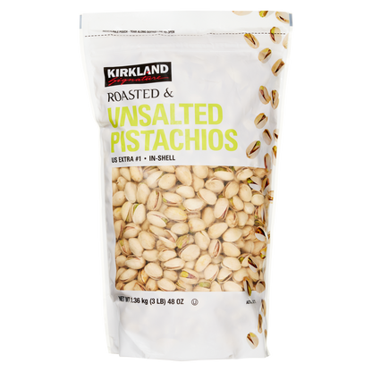 Kirkland Signature In-Shell Pistachios, Roasted and Unsalted, 3 lbs