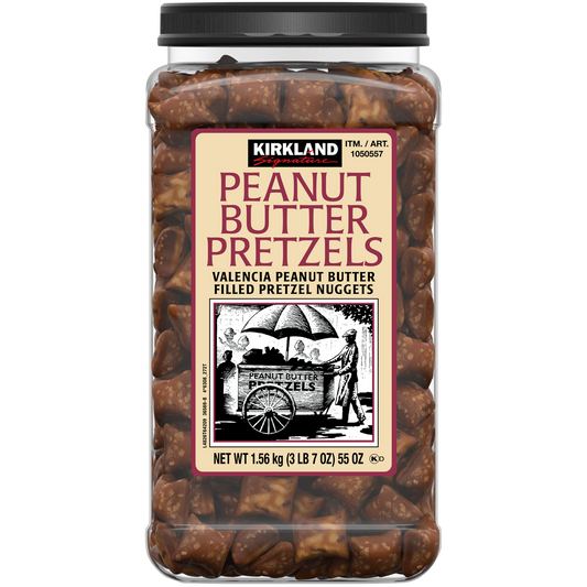 Kirkland Signature Peanut Butter Filled Pretzel Nuggets, 55 oz
