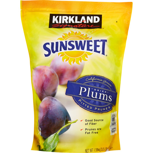 Kirkland Signature Sunsweet Whole Dried Plums, 56 oz