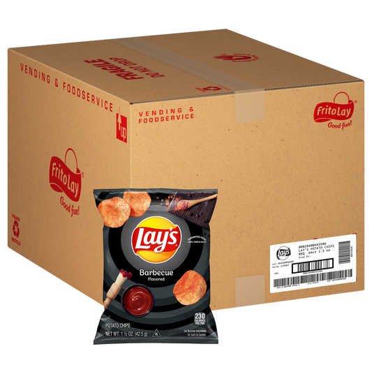 Lay's Potato Chips, Barbecue, 1.5 oz, 64 ct
