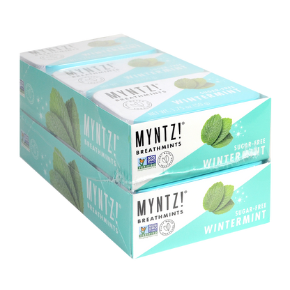 MYNTZ! Sugar Free Breathmints, Wintermint, 1.75 oz, 12 ct